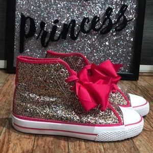 New JoJo Siwa 💕 glitter with bow sneakers